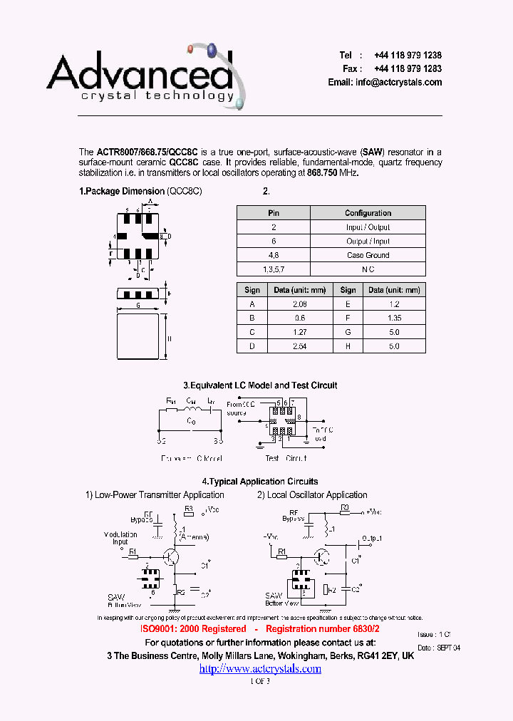 ACTR8007_4192653.PDF Datasheet