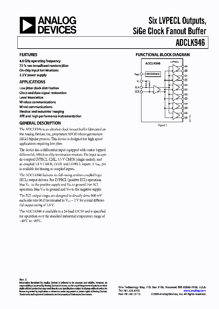 ADCLK946BCPZ_4792064.PDF Datasheet