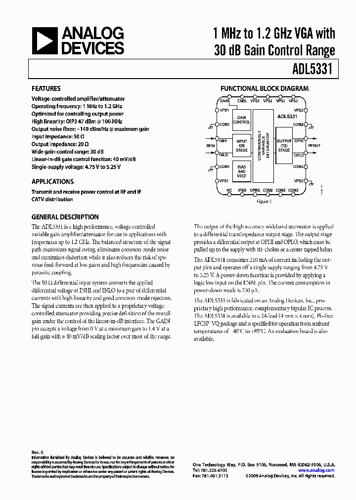 ADL5331ACPZ-R7_4655369.PDF Datasheet