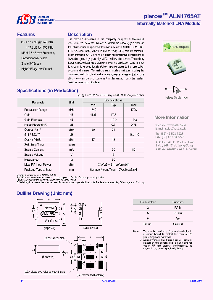 ALN1765AT_4676761.PDF Datasheet