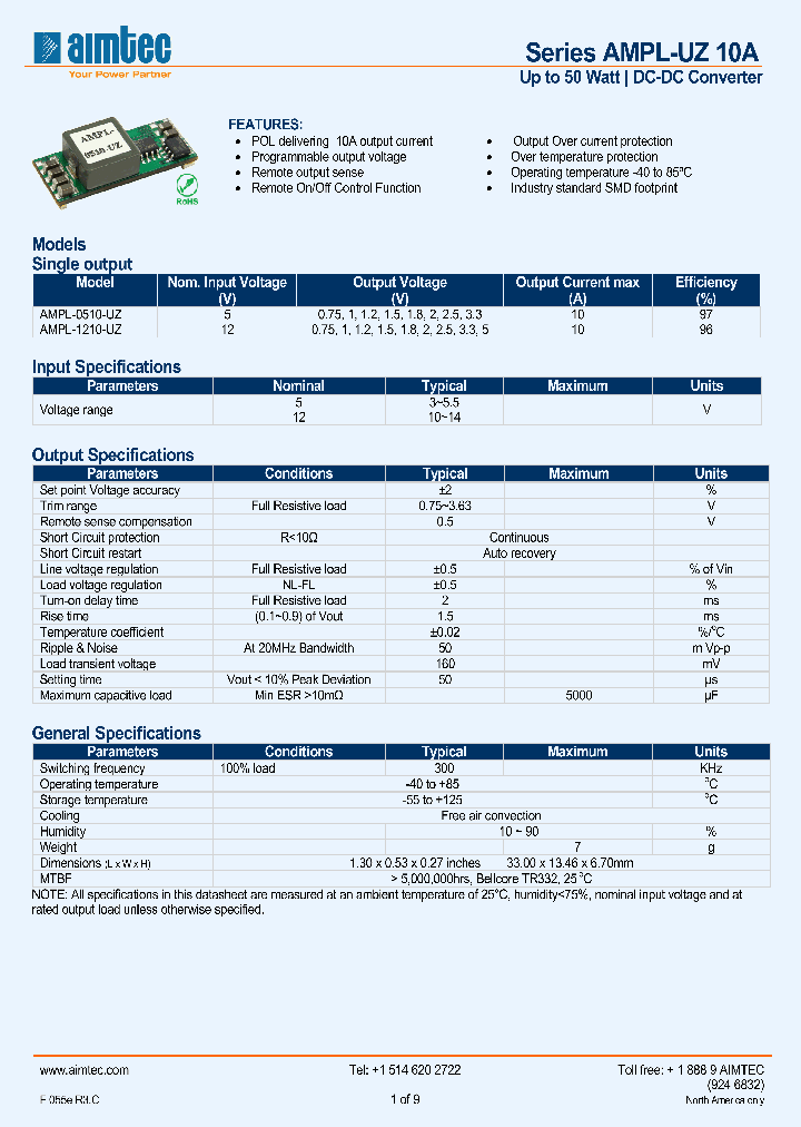 AMPL-0510-UZ_4521580.PDF Datasheet