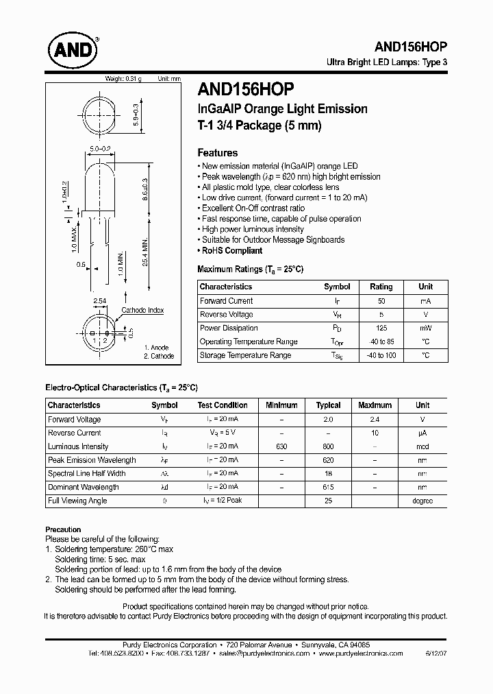 AND156HOP_4545705.PDF Datasheet