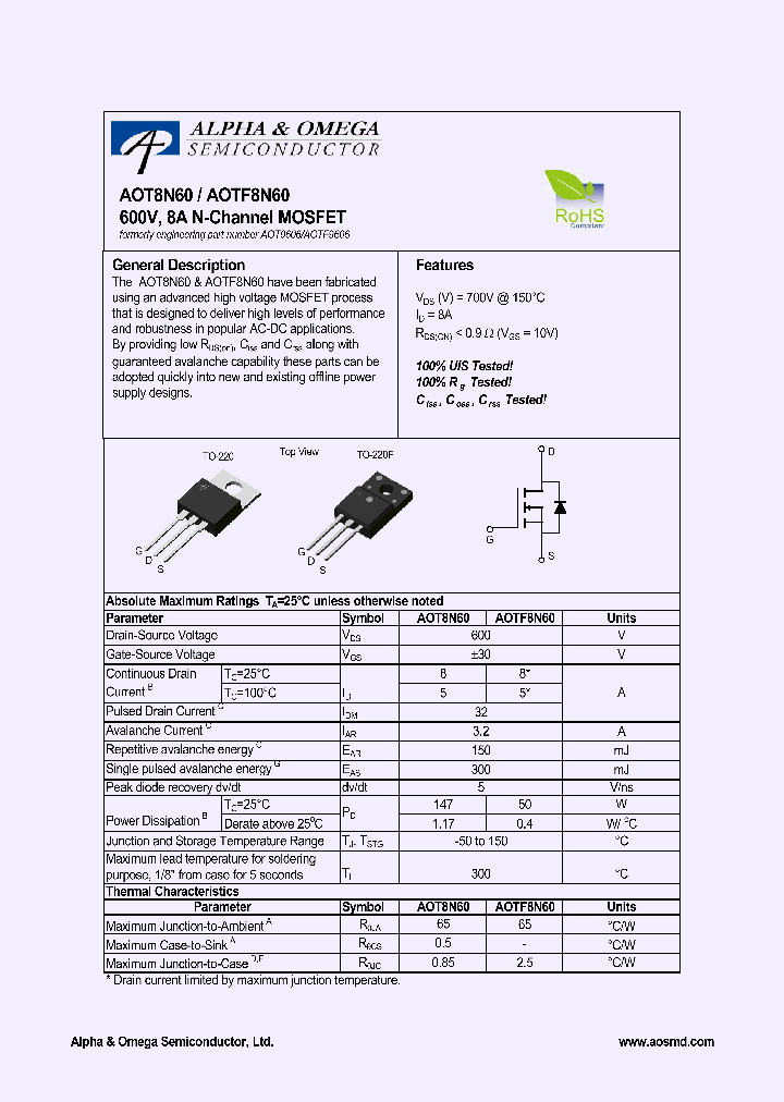 AOT9606_4493349.PDF Datasheet