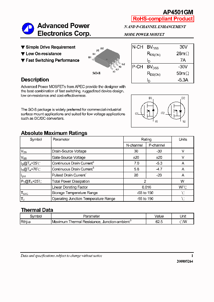 AP4501GM_4450850.PDF Datasheet