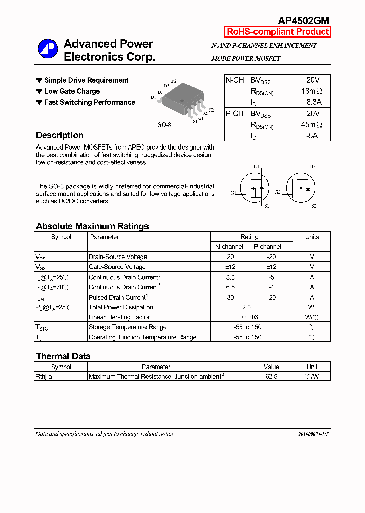 AP4502GM_4338549.PDF Datasheet