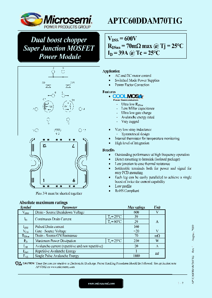 APTC60DDAM70T1G_4604554.PDF Datasheet