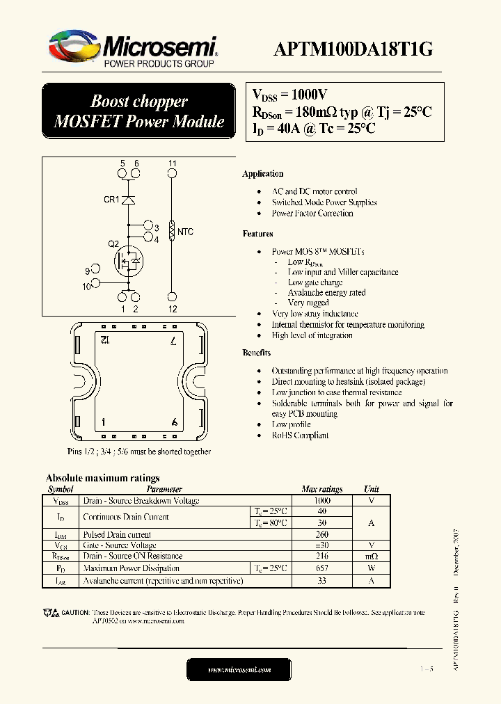 APTM100DA18T1G_4567115.PDF Datasheet