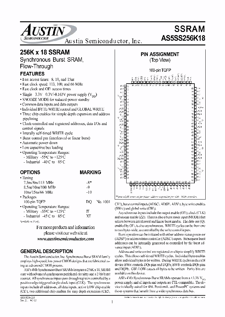 AS5SS256K18DQ-10IT_4623101.PDF Datasheet