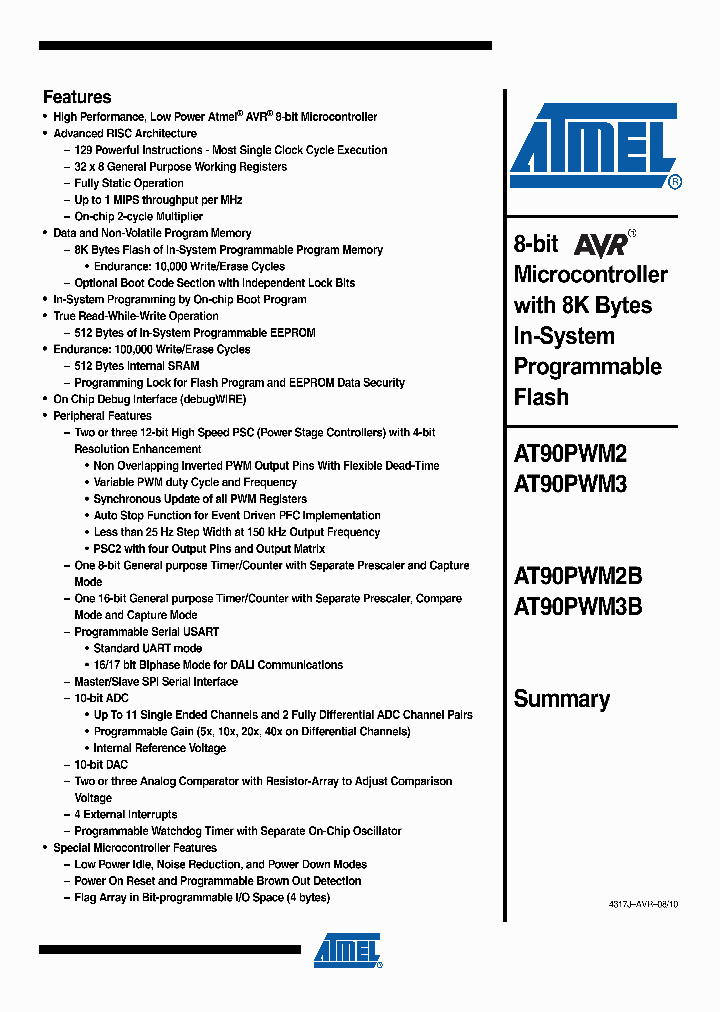 AT90PWM2B-16SE_4865433.PDF Datasheet