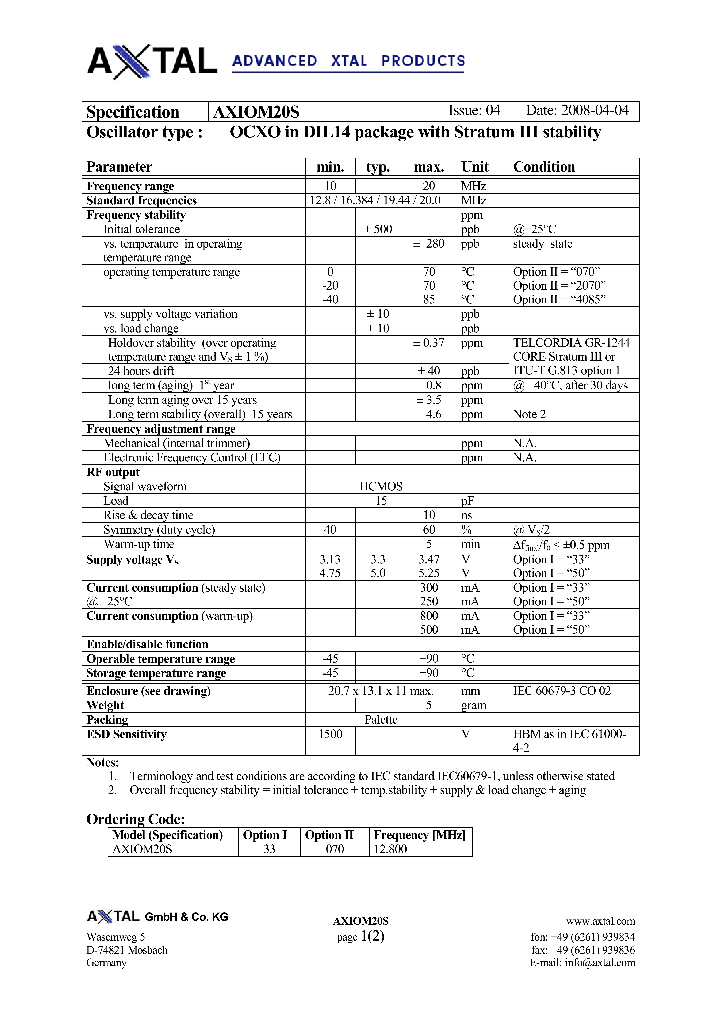 AXIOM20S_4436383.PDF Datasheet