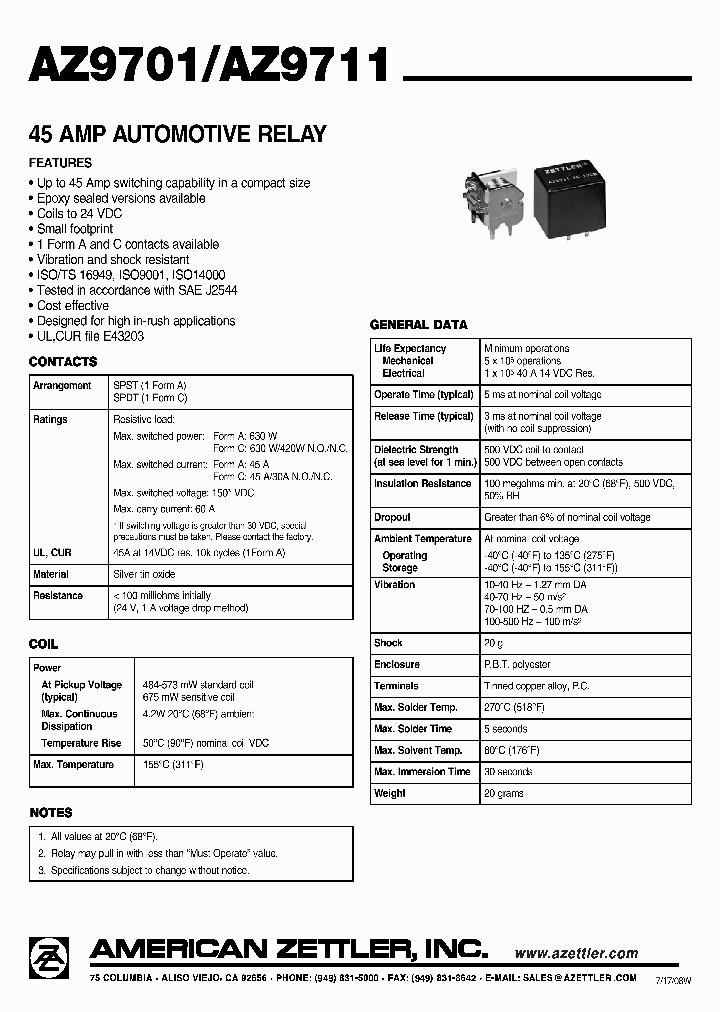 AZ9701_4745700.PDF Datasheet