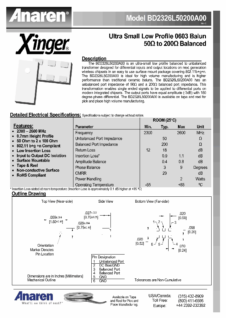 B0110A7575P00_4201923.PDF Datasheet