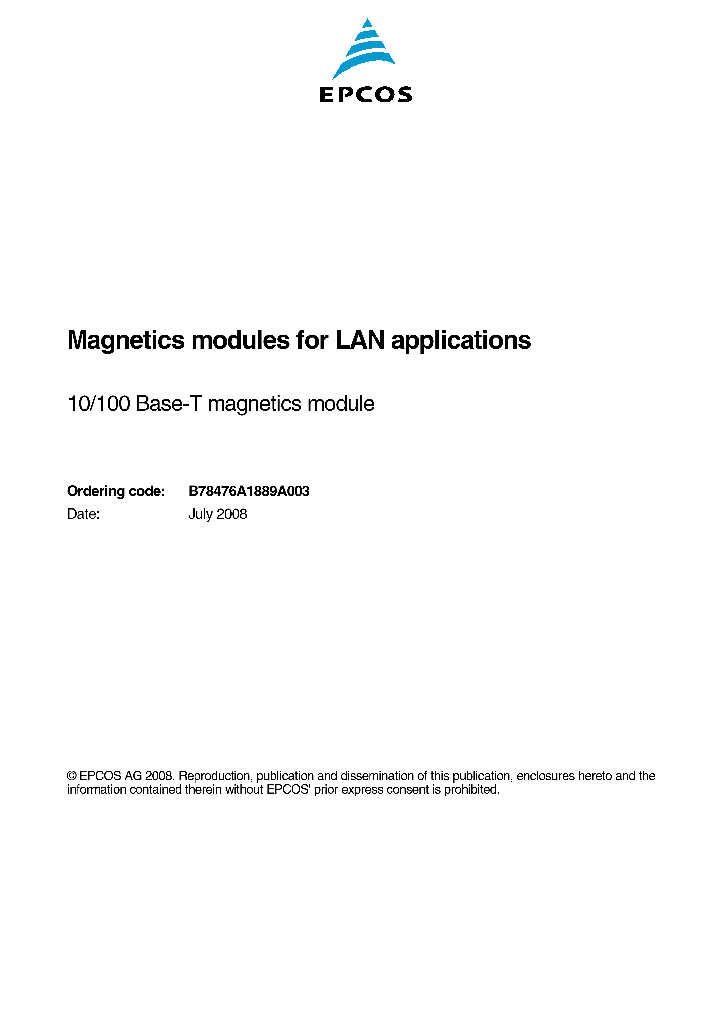 B78476A1889A003_4673539.PDF Datasheet