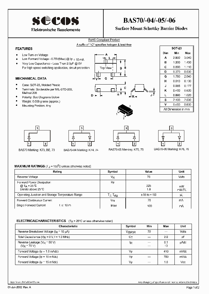 BAS70-04_4426561.PDF Datasheet