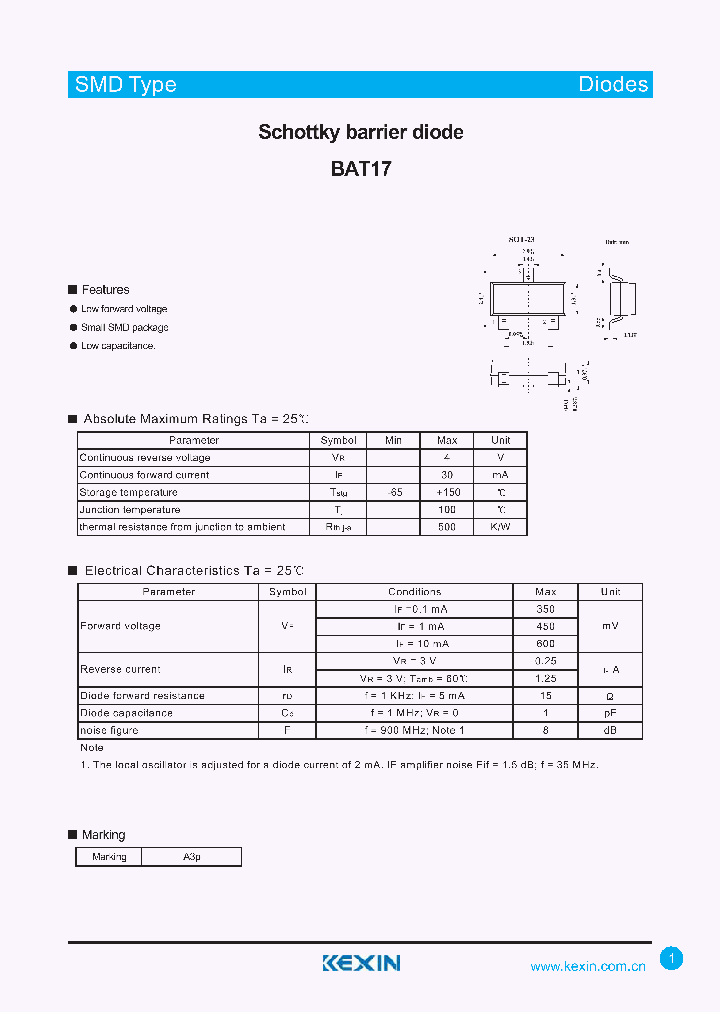 BAT17_4335573.PDF Datasheet