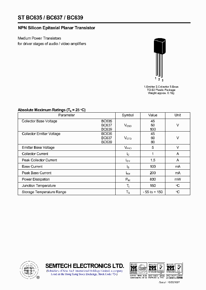 BC635_4459488.PDF Datasheet