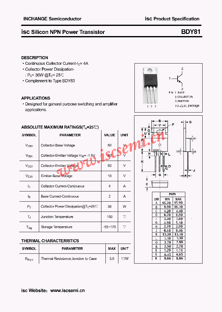 BDY81_4708258.PDF Datasheet