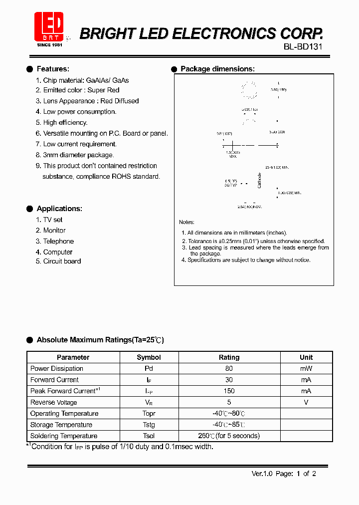 BL-BD131-AV_4703931.PDF Datasheet