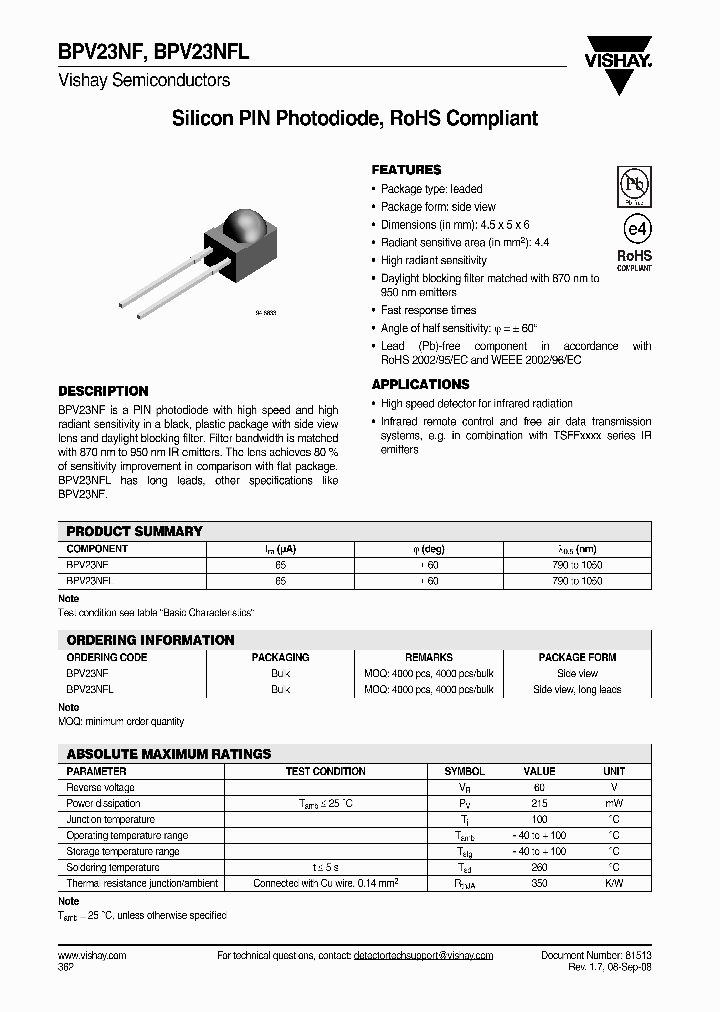 BPV23NF08_4605745.PDF Datasheet