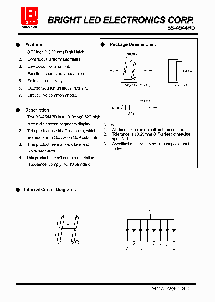 BS-A544RD_4625567.PDF Datasheet