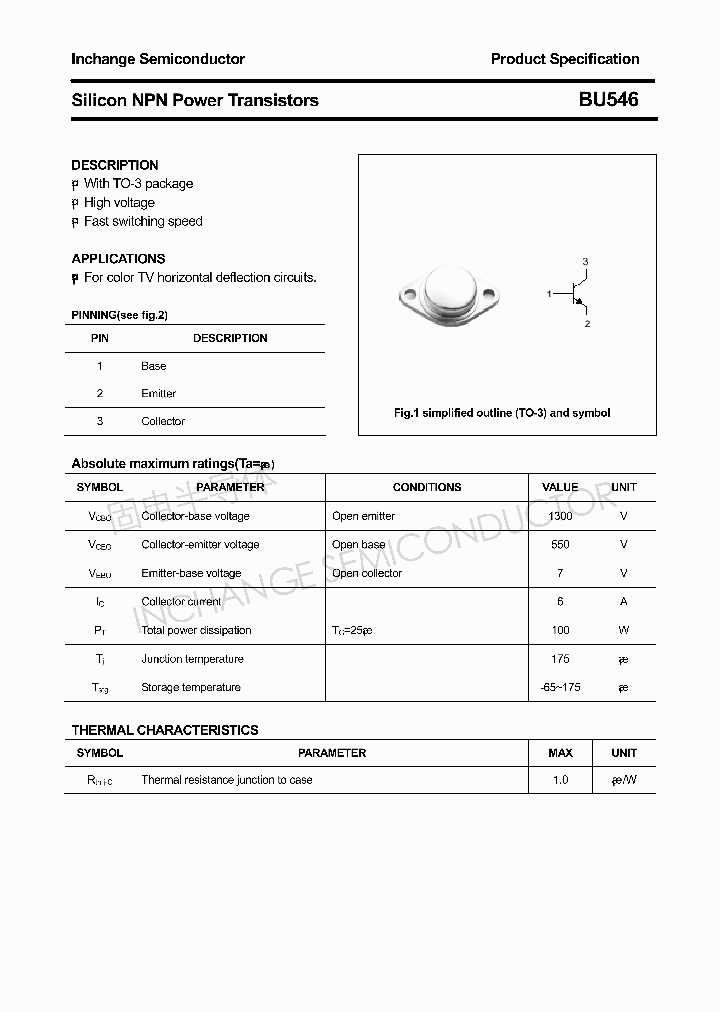 BU546_4727613.PDF Datasheet