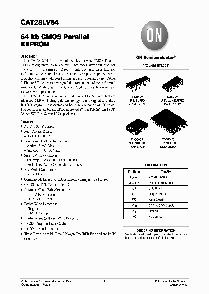 CAT28LV64L-15T_4638774.PDF Datasheet