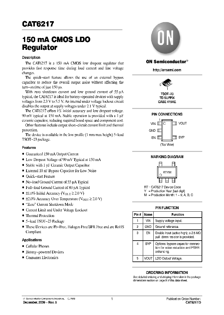 CAT6217-150TDGT3_4843064.PDF Datasheet