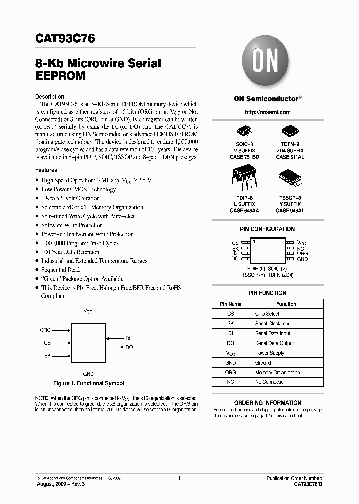 CAT93C76VIT2_4633288.PDF Datasheet