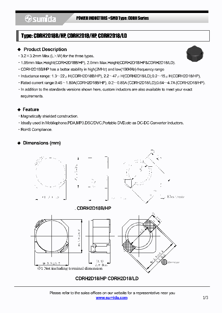 CDRH2D18B_4249845.PDF Datasheet