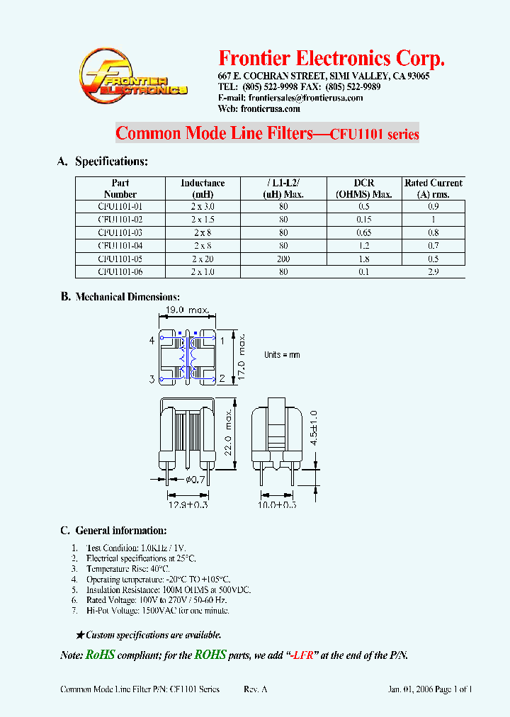 CFU1101_4288091.PDF Datasheet