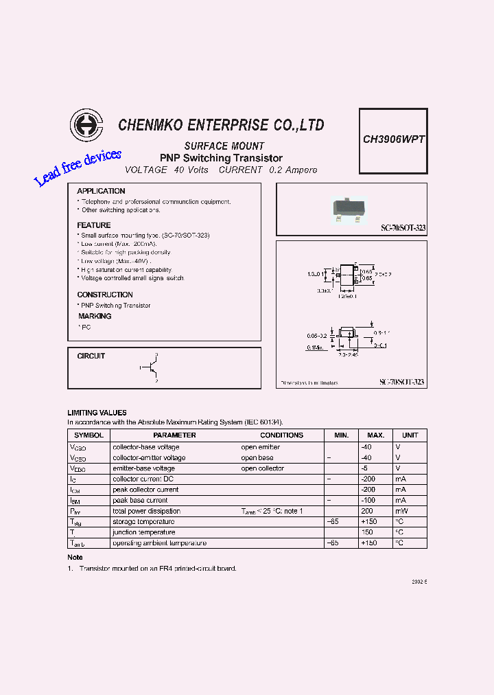 CH3906WPT_4604549.PDF Datasheet