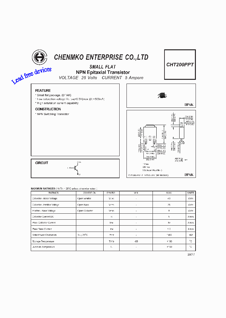 CHT200PPT_4530621.PDF Datasheet