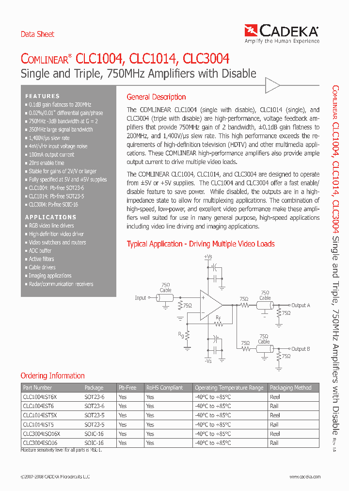 CLC1004IST6X_4610288.PDF Datasheet