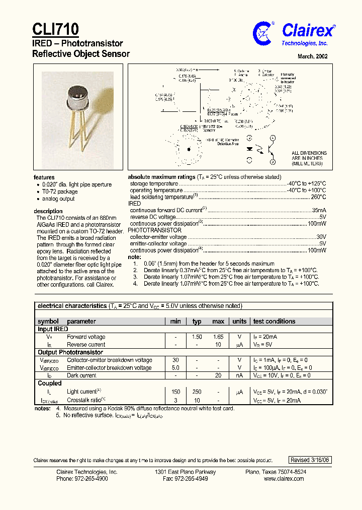 CLI710_4902946.PDF Datasheet