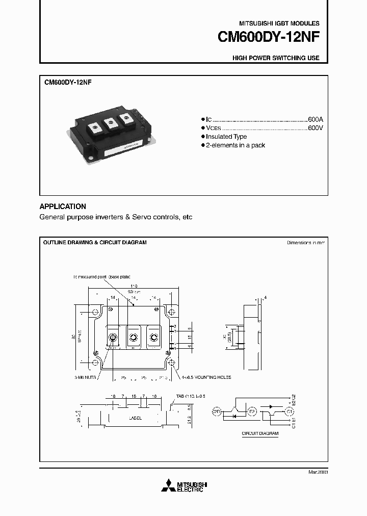 CM600DY-12NF_4507898.PDF Datasheet