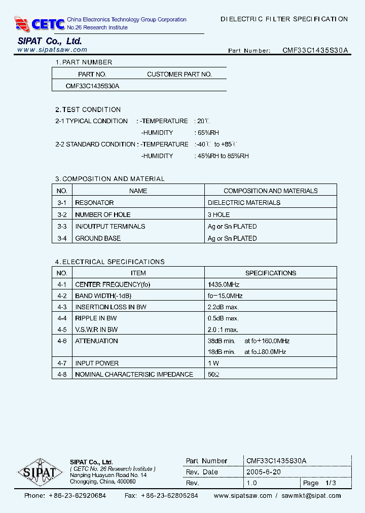 CMF33C1435S30A_4320819.PDF Datasheet