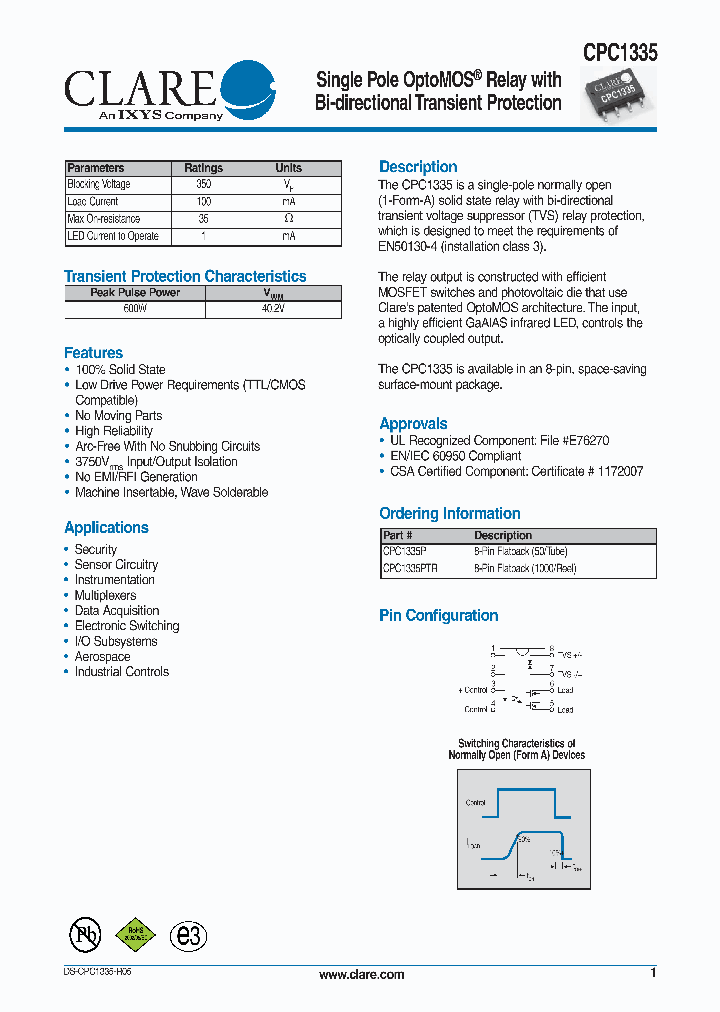 CPC1335_4510574.PDF Datasheet