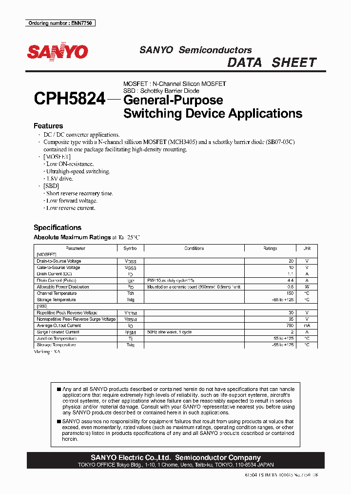 CPH5824_4212414.PDF Datasheet