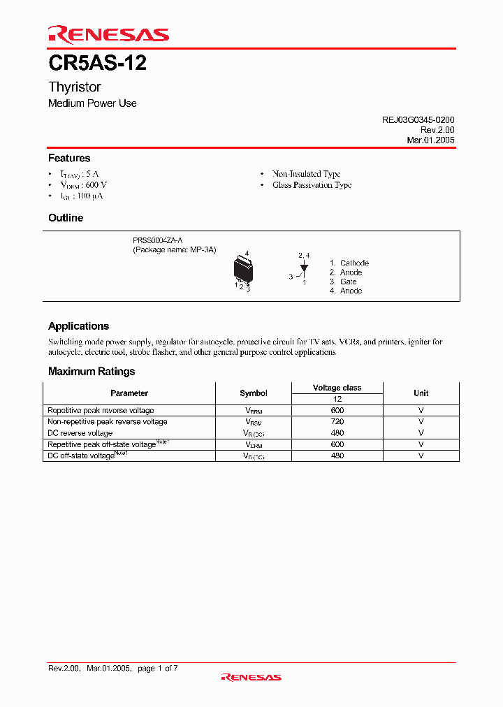 CR5AS-12-T13_4459999.PDF Datasheet