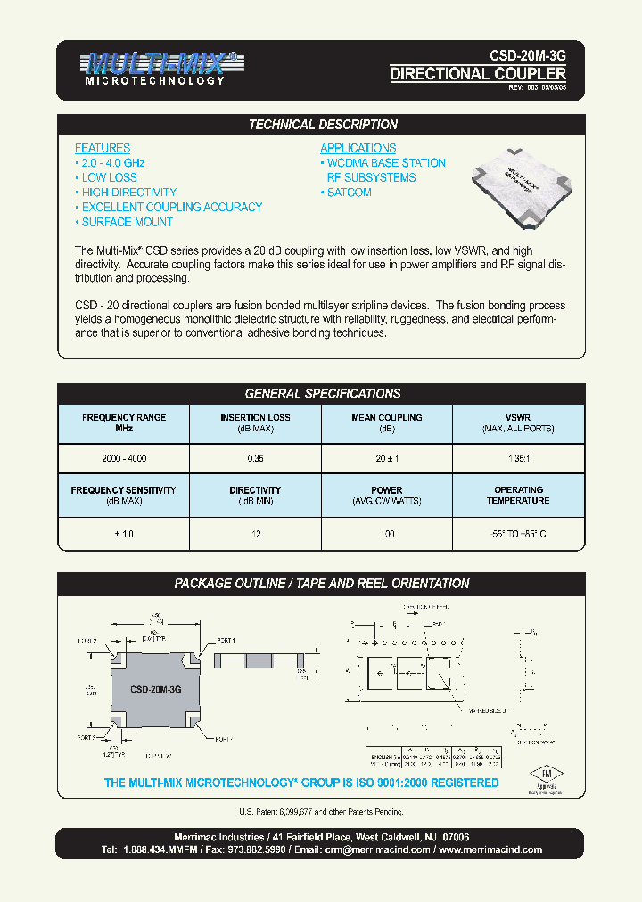 CSD-20M-3G_4889956.PDF Datasheet