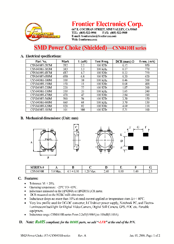 CSN0410H_4290920.PDF Datasheet