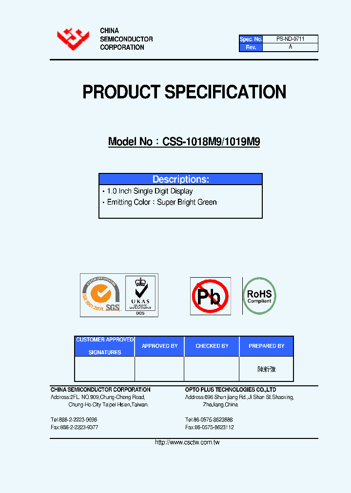 CSS-1019M9_4493517.PDF Datasheet