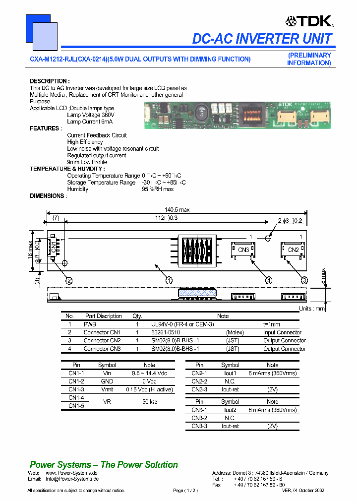 CXA-M1212-RJL_4652303.PDF Datasheet