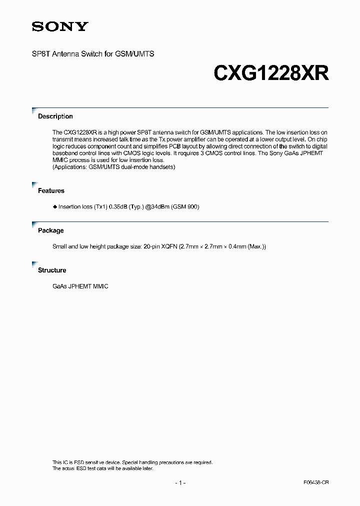 CXG1228XR_4199930.PDF Datasheet