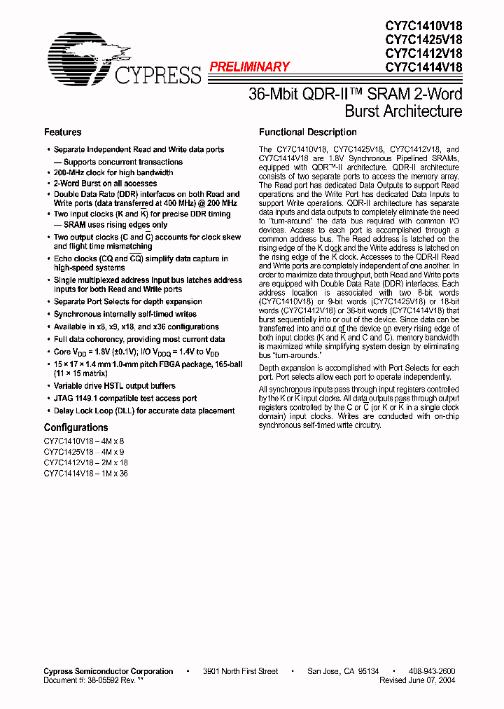 CY7C1425V18-167BZC_4212981.PDF Datasheet