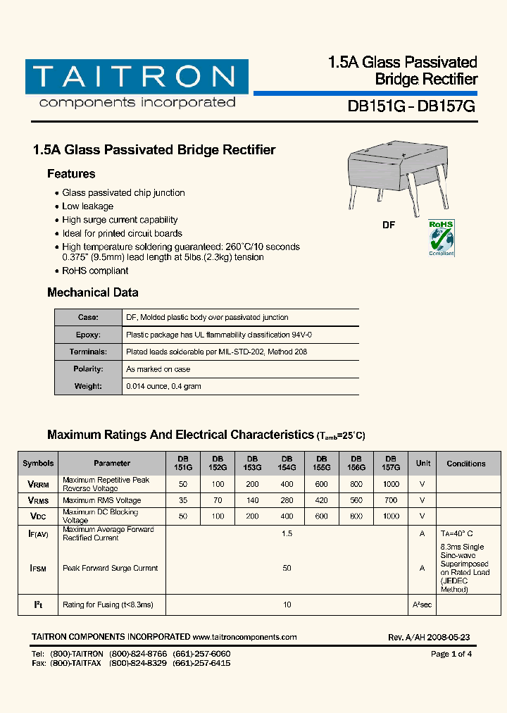 DB157G_4554226.PDF Datasheet