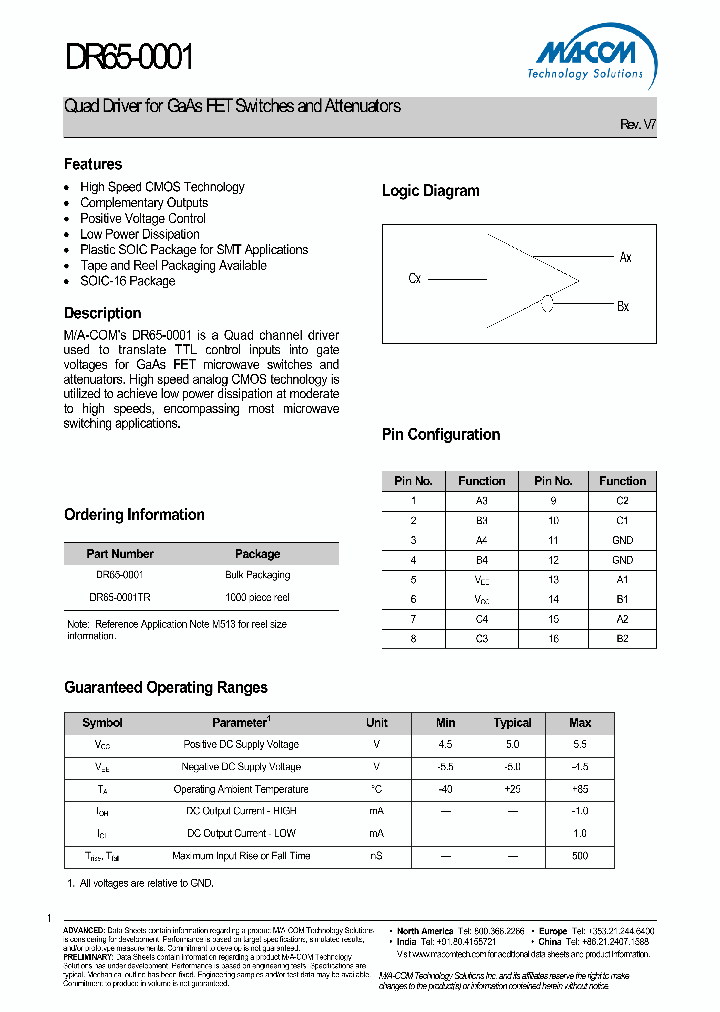 DR65-0001_4712572.PDF Datasheet