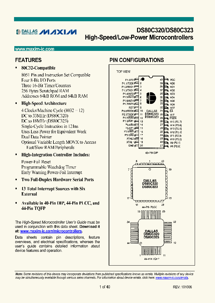 DS80C323-MCD_4317907.PDF Datasheet