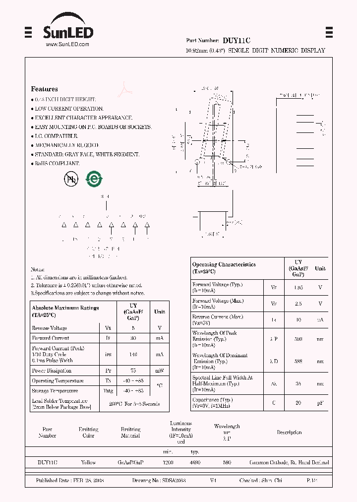 DUY11C_4789835.PDF Datasheet