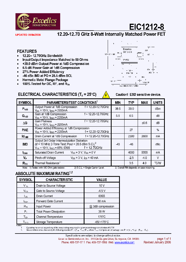 EIC1212-8_4700545.PDF Datasheet